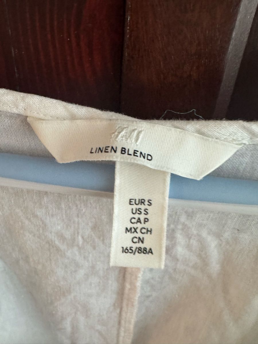H&M Camicette: H&M Leinen Blend Bluse Top – Usato da Obfelden venduto da cesarina10 3