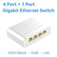 Gigabit Ethernet Switch (fabrikneu) weiss LAN RJ45