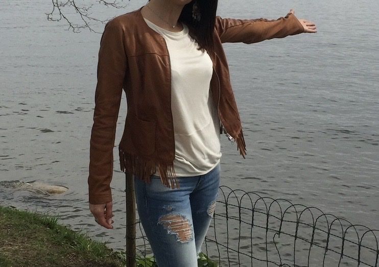 Vestes: Lederjacke cognac mit Fransen – D'occasion à Rupperswil par Mfl_1976 2