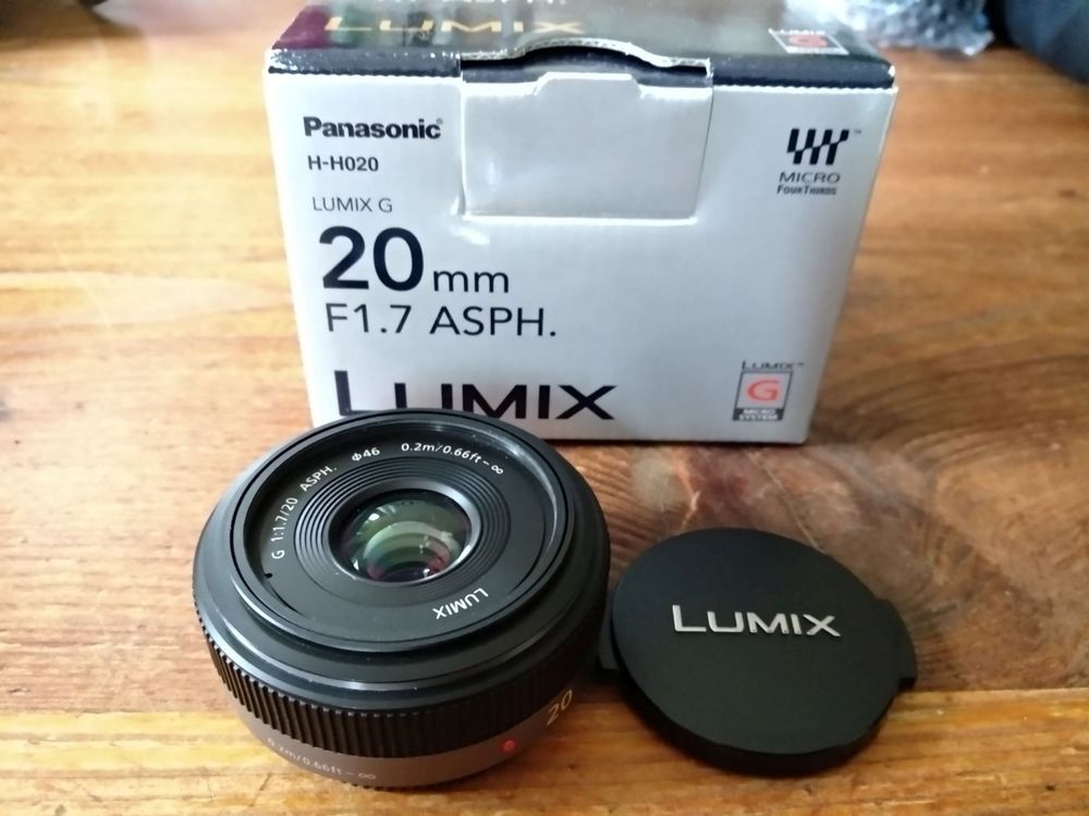 Panasonic Lumix 42,5mm F1.7 | Objectif à focale fixe H-HS043E-K (Grand