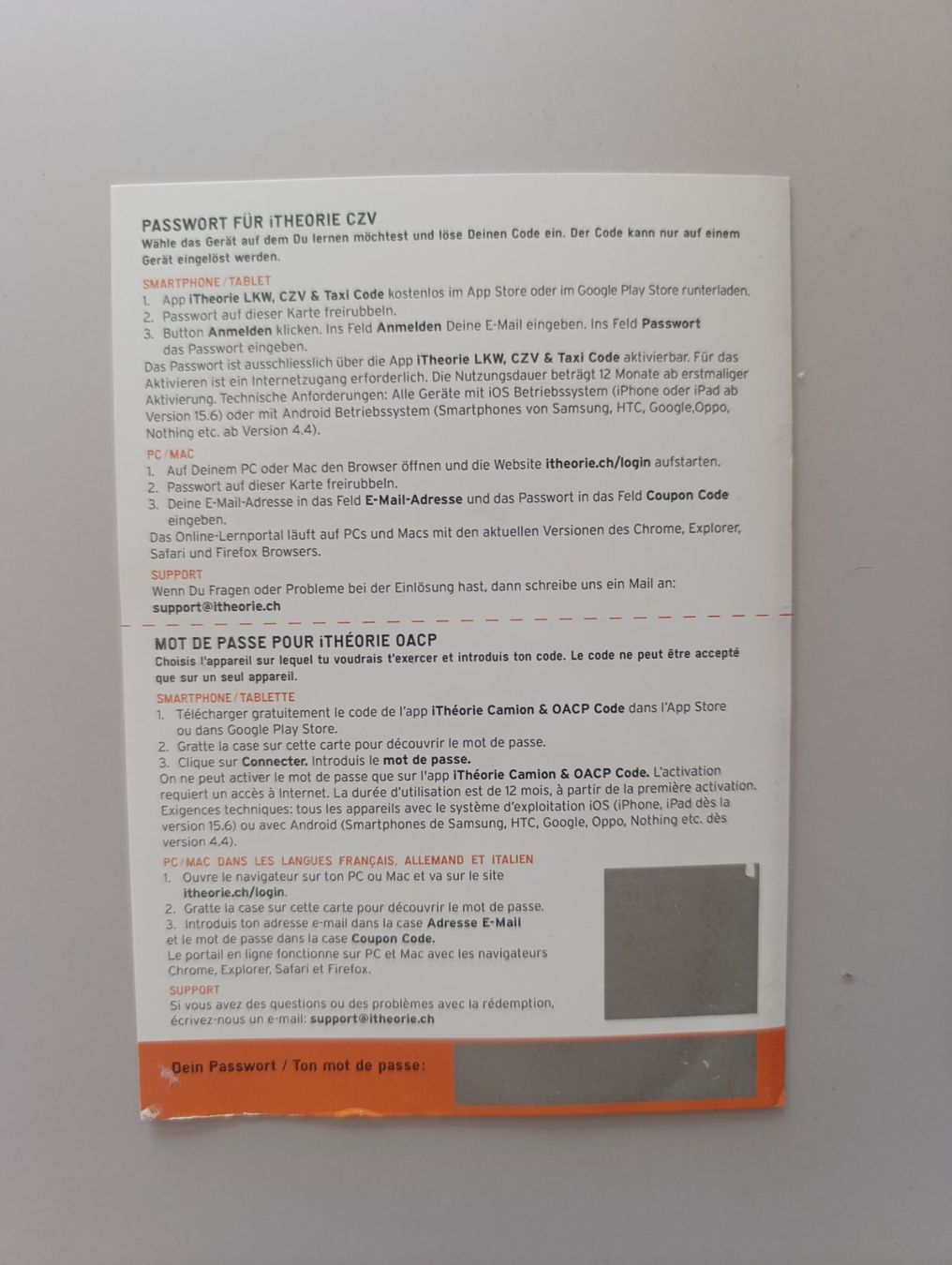 Software: Fahrschule Lernsoftware CZV OACP iTheorie – Nuovo e nell'imballaggio originale da Lugano venduto da Lucolos 1