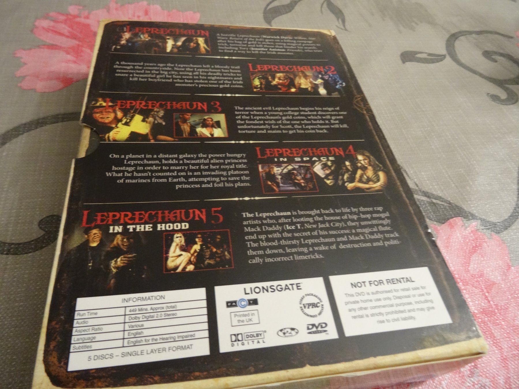Tutti i DVDs: Leprechaun Collector's Box, 5 DVDs ENGLISCH – Usato da Olten venduto da Disc-Ausverkauf 2
