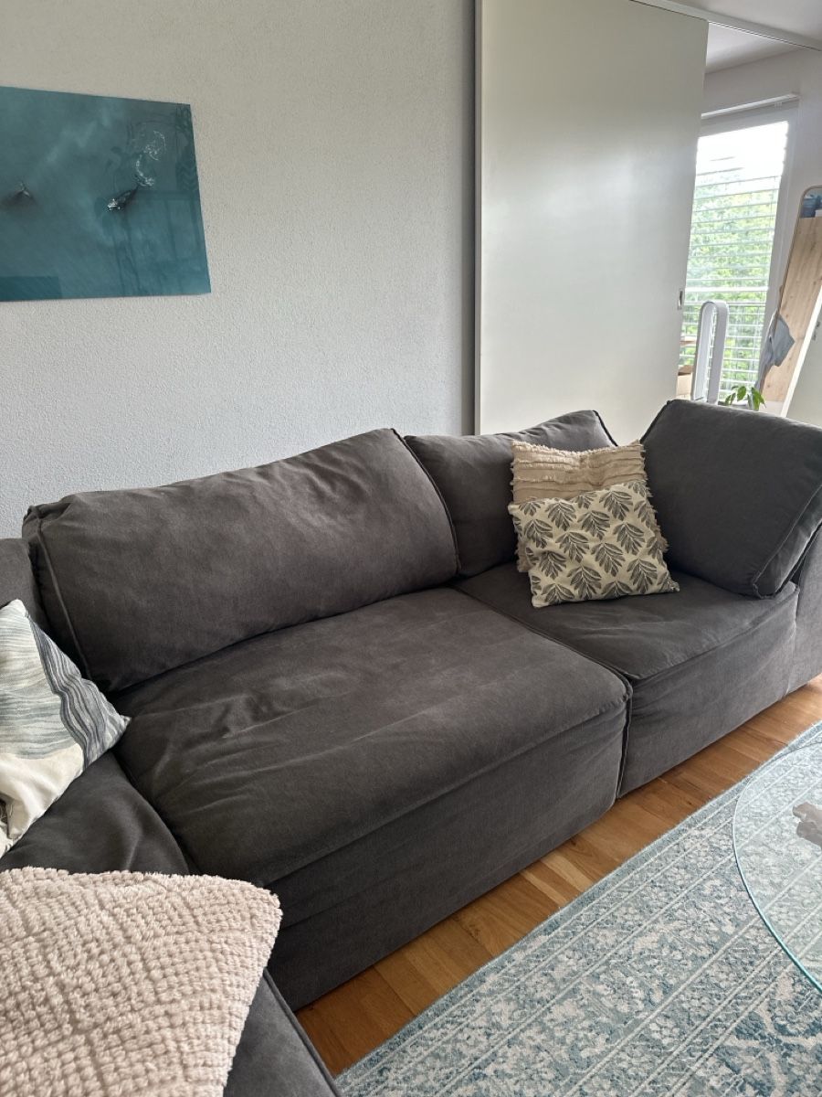 Divani: Couch in dunkelgrau - Abholung asap – Usato da Wallisellen venduto da lis_7h7z 2
