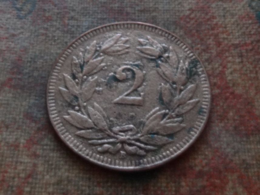 Tutti le monete: 2 Rp. 1912  (E) – Usato da Romanel-sur-Lausanne venduto da Swift13 1