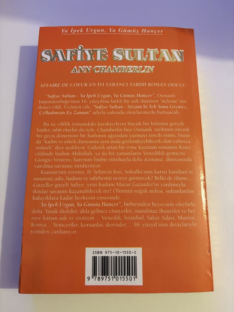 Bücher: Safiye Sultan - Ann Chamberlin – Gebraucht aus Zuchwil von simge_1907 1
