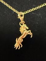 Thomas Sabo Halskette aus Silber roségold mit Pferde