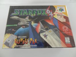 STAR FOX 64 starfox & Rumble Pak Nintendo 64 N64 USA NEU