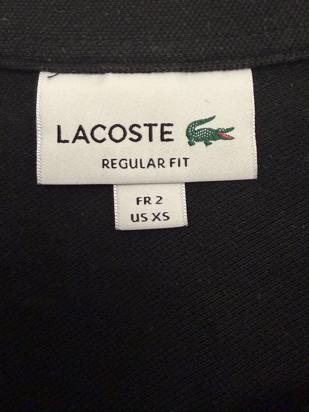 Magliette Polo: Polo noir Lacoste légèrement stretch – Usato da giffers venduto da sev_c9x9 3