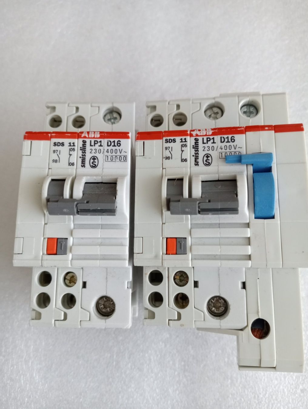 ABB Interruttori: ABB 2x SDS11, 2x LP1, 2x D16 mit FI – Usato da Zürich venduto da sendbad 1