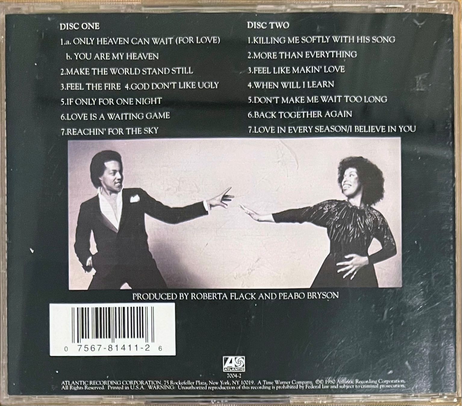 CD: Roberta Flack & Peabo Bryson – Live & More – Usato da Martigny venduto da jereq 1