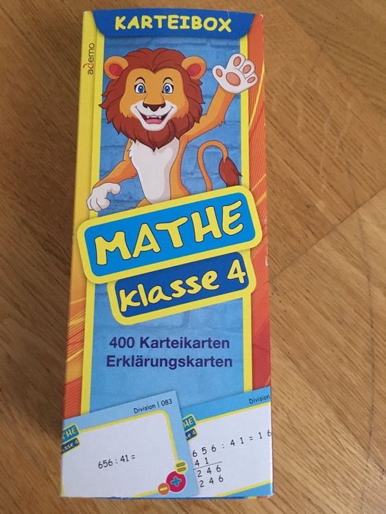 Mathematik 4 Klasse Lernkarten (Gebraucht) in Pfäffikon ZH für CHF 1