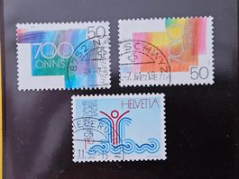 3 schöne Stempel  für 50 Rp.