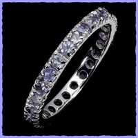 TANZANITE, Tansanit Ring 925 Silber