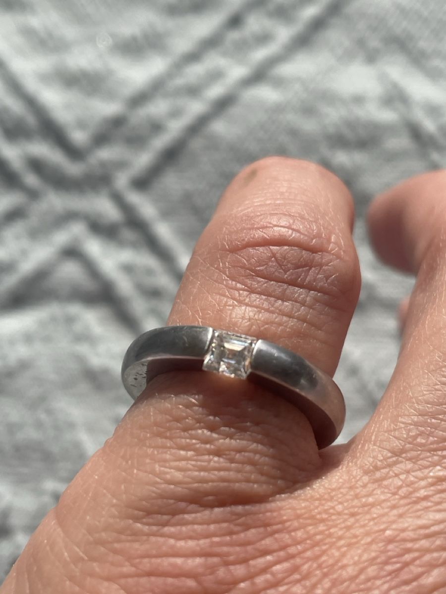 Ringe: Edelstahlring mit zirkonia – Neu (gemäss Beschreibung) aus Schaffhausen von yvo_z89r