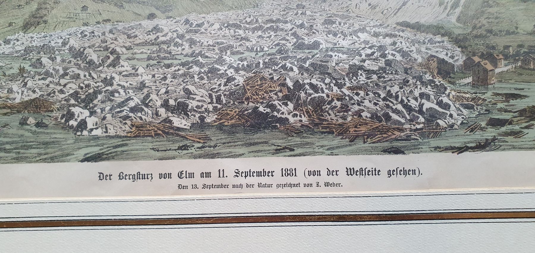 Foto & Immagini: Bild - Der  Bergsturz von Elm – Usato da Kreuzlingen venduto da Rschweiz1 2