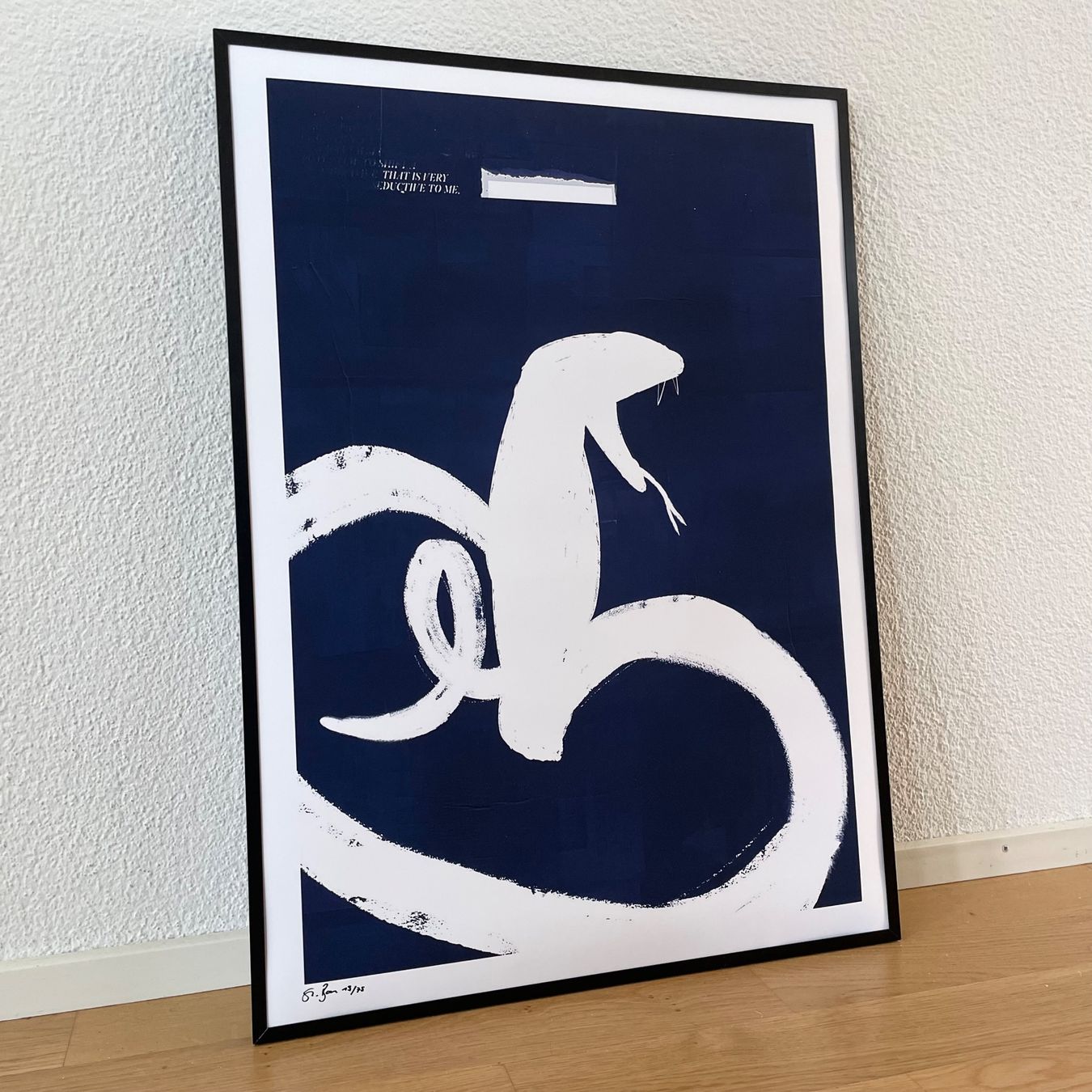 Poster & Bilder: Snake Schlange Kobra Moderne Kunst Bild Expressionismus – Neu (gemäss Beschreibung) aus St. Niklausen LU von Stefan_Bammert_Art 1