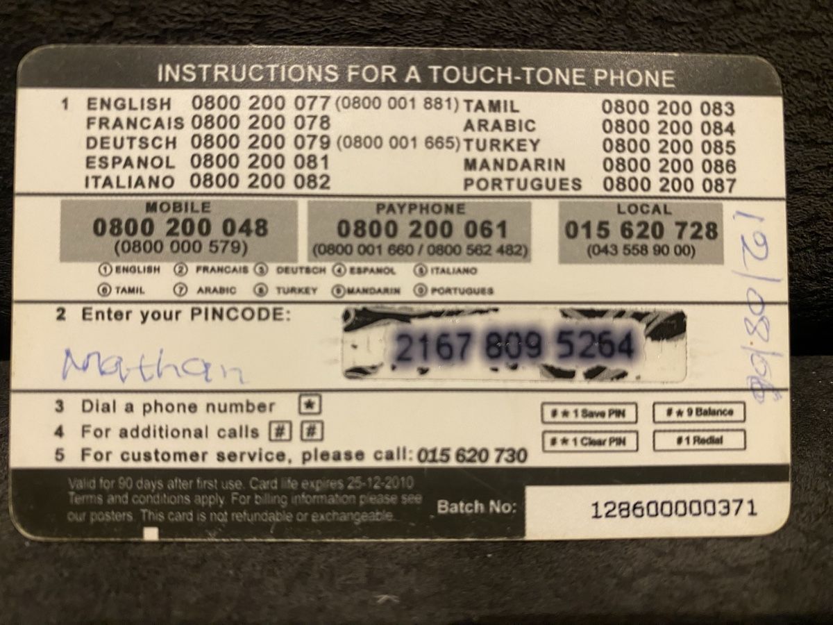 Telefon- & Taxkarten: Carte – Gebraucht aus Lausanne von babacard10 1