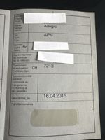 Allegro APN CH7213 Ausweiss 