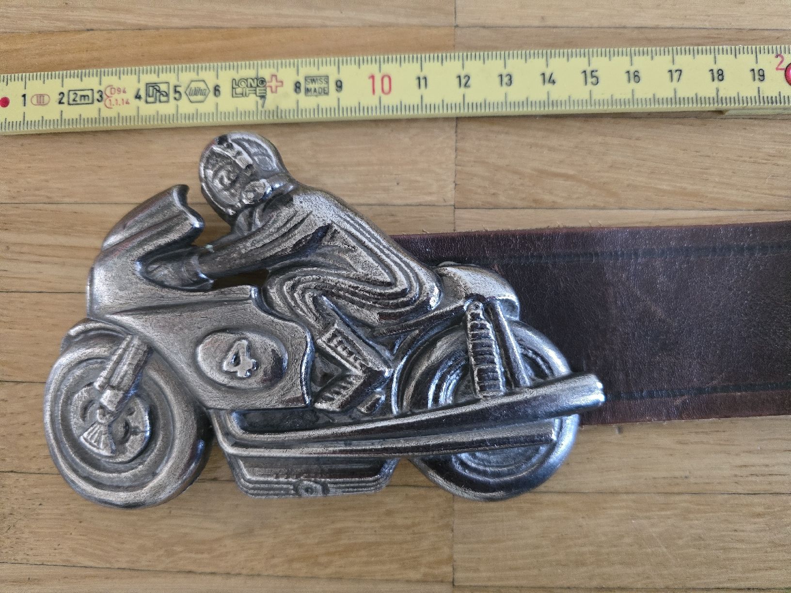 Cinture: Cooler Ledergürtel mit Motorrad-Schnalle – Usato da Laufenburg venduto da may_r2st 1
