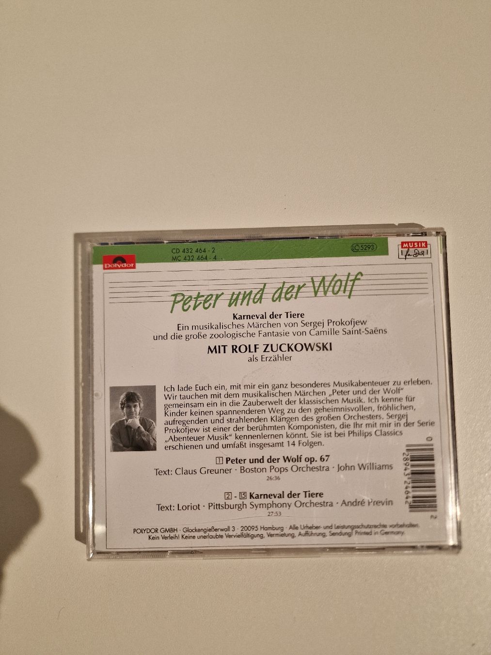CD: CD Peter und der Wolf - Rolf Zuckowski-Top Zustand! – Usato da St. Margrethen SG venduto da Goldig 1