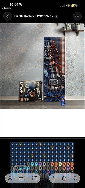 Lego Kit di costruzioni: Lego / Klemmbausteine Darth Vader Bild – Usato da Hunzenschwil venduto da TJF-The-Joker 1