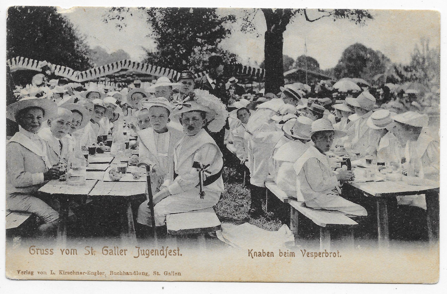 Cartes postales: Gruss von St.Galler Jugendfest  1906 – D'occasion à Hefenhofen par Richsalz