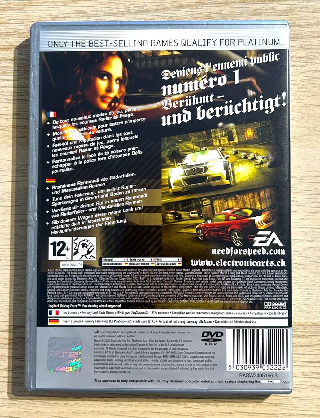 Sony Giochi: Need for Speed Most Wanted PS2 – Usato da St. Gallen venduto da Alpine.Arcade 1