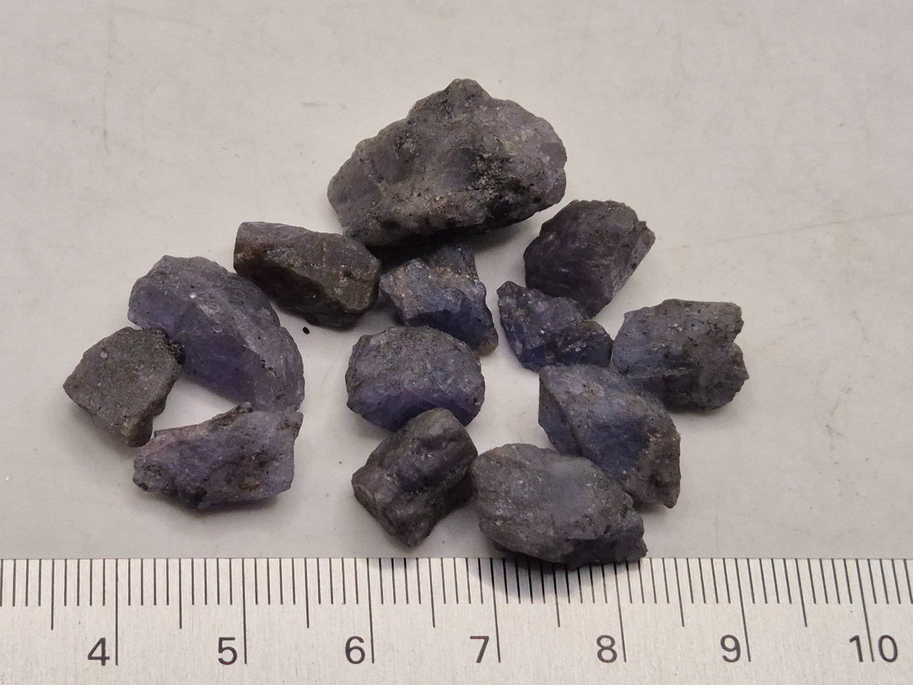 Pietre preziose: LOT  Tansanit;  Merelani, Tansania 91.7ct. – Nuovo e nell'imballaggio originale da Winterthur venduto da LukasMineralienOase 1