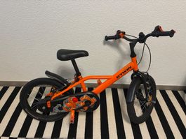 Kinderfahrrad B'Twin orange 16 Zoll Robot 500 guter Zustand