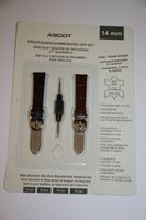 Ascot Ersatz-Uhrenarmbänder Set 14mm, Neu & Original!