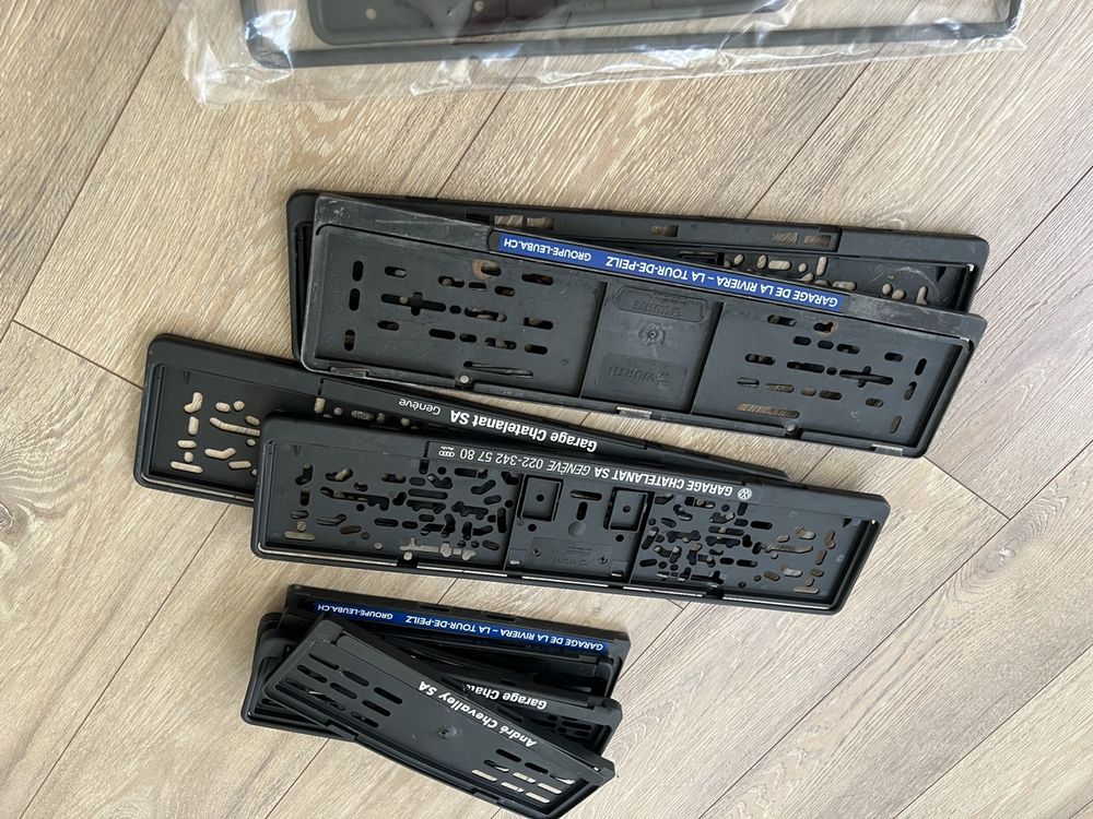 Lot supports plaques Voiture 3