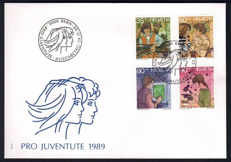 Tutti i francobolli: FDC Pro Juventute 1989 – Nuovo (secondo la descrizione) da Pfäffikon ZH venduto da Romulus