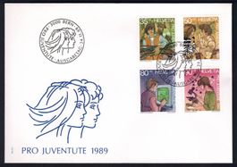 FDC Pro Juventute 1989