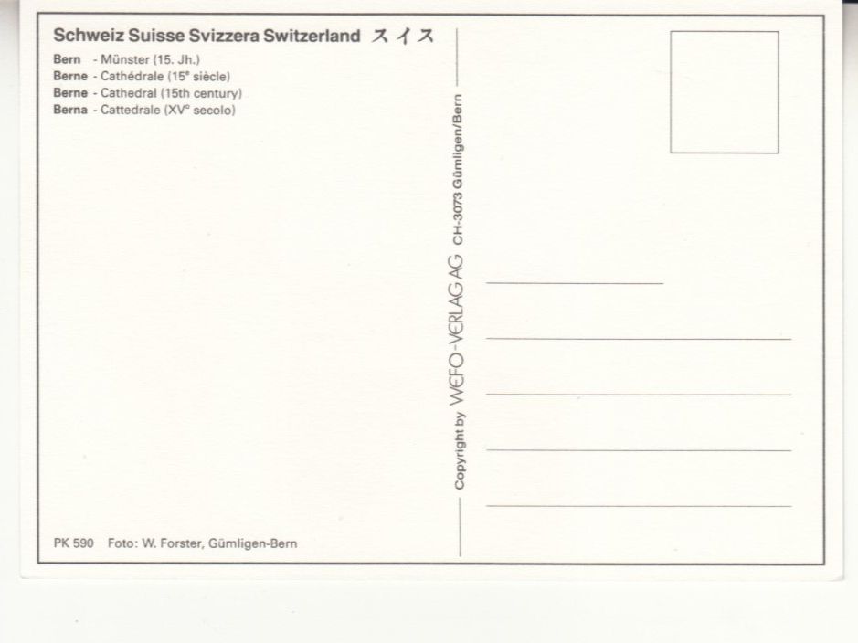 Cartes postales: Bern ca. 1990 – D'occasion à Bürglen TG par StampGraf 1
