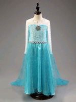 Kleid Elsa Frozen Größe 110 bis 150 cm