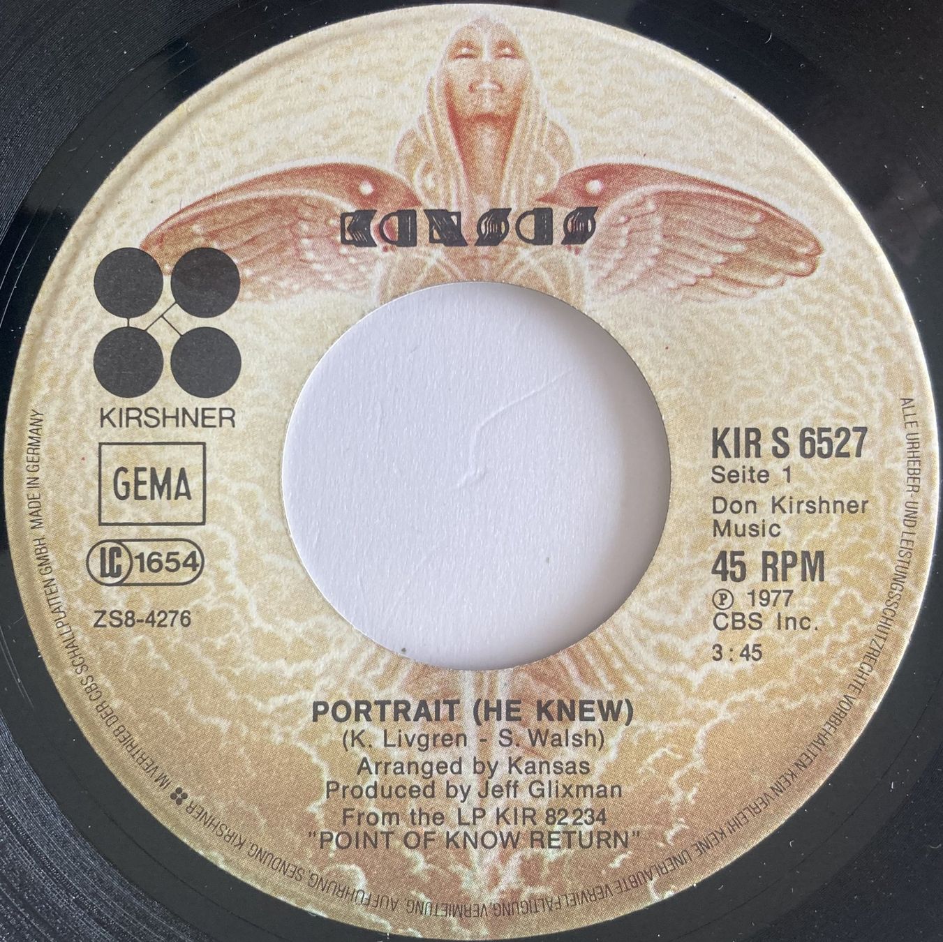 Dischi in vinile: KANSAS - PORTRAIT (HE KNEW) – Usato da Bottens venduto da hotter-than-hell 2