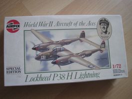 Lockheed P 38 H Lighting 1/ 72 Airfix Bausatz RARITÄT