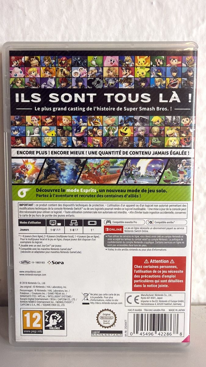 Nintendo Spiele: Super Smash Bros Ultimate - Nintendo Switch game – Gebraucht aus Ehrendingen von bubulence 1