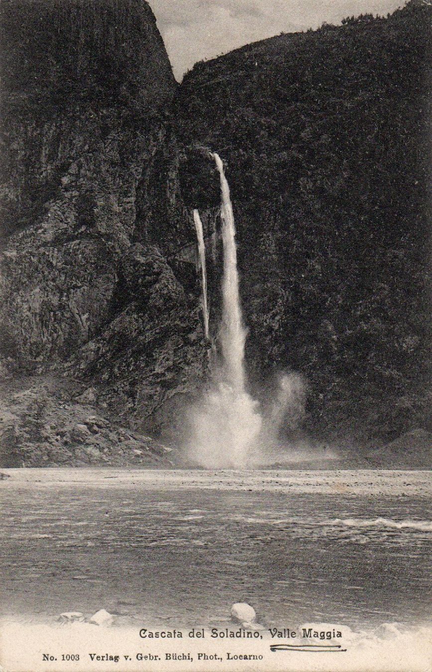 Ansichtskarten: Valle Maggia - Cascata del Soladino – Neu (gemäss Beschreibung) aus Melano von pisonsdro