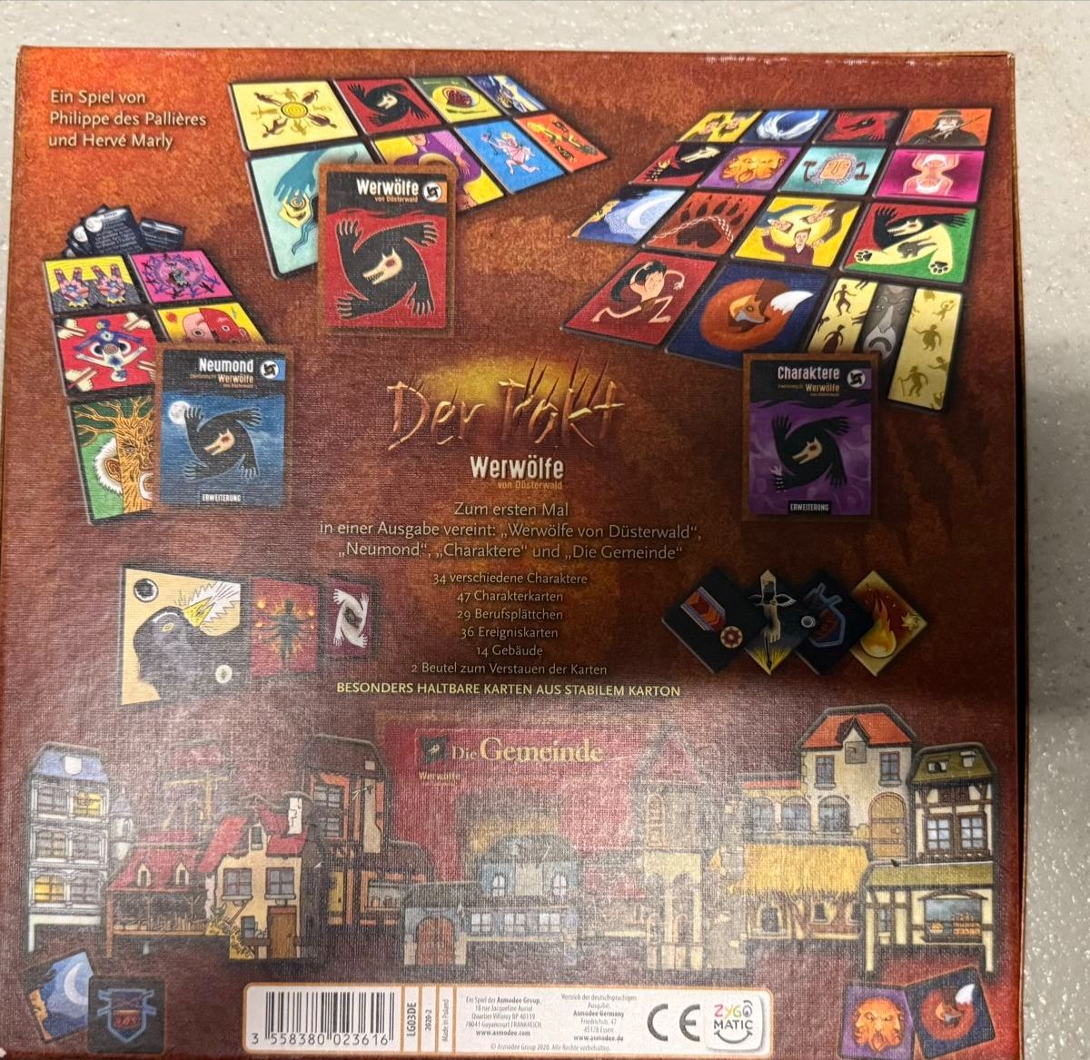 Jeux: Brettspiel Der Werwolf von Düsterwald komplett – Neuf avec emballage d'origine à Horgen par Horgen73