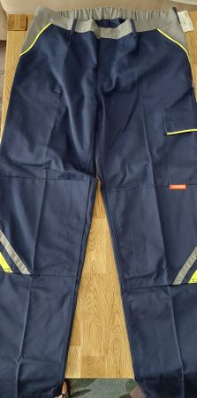 Neue! PLANAM Arbeitshose marine/gelb Gr. 58 