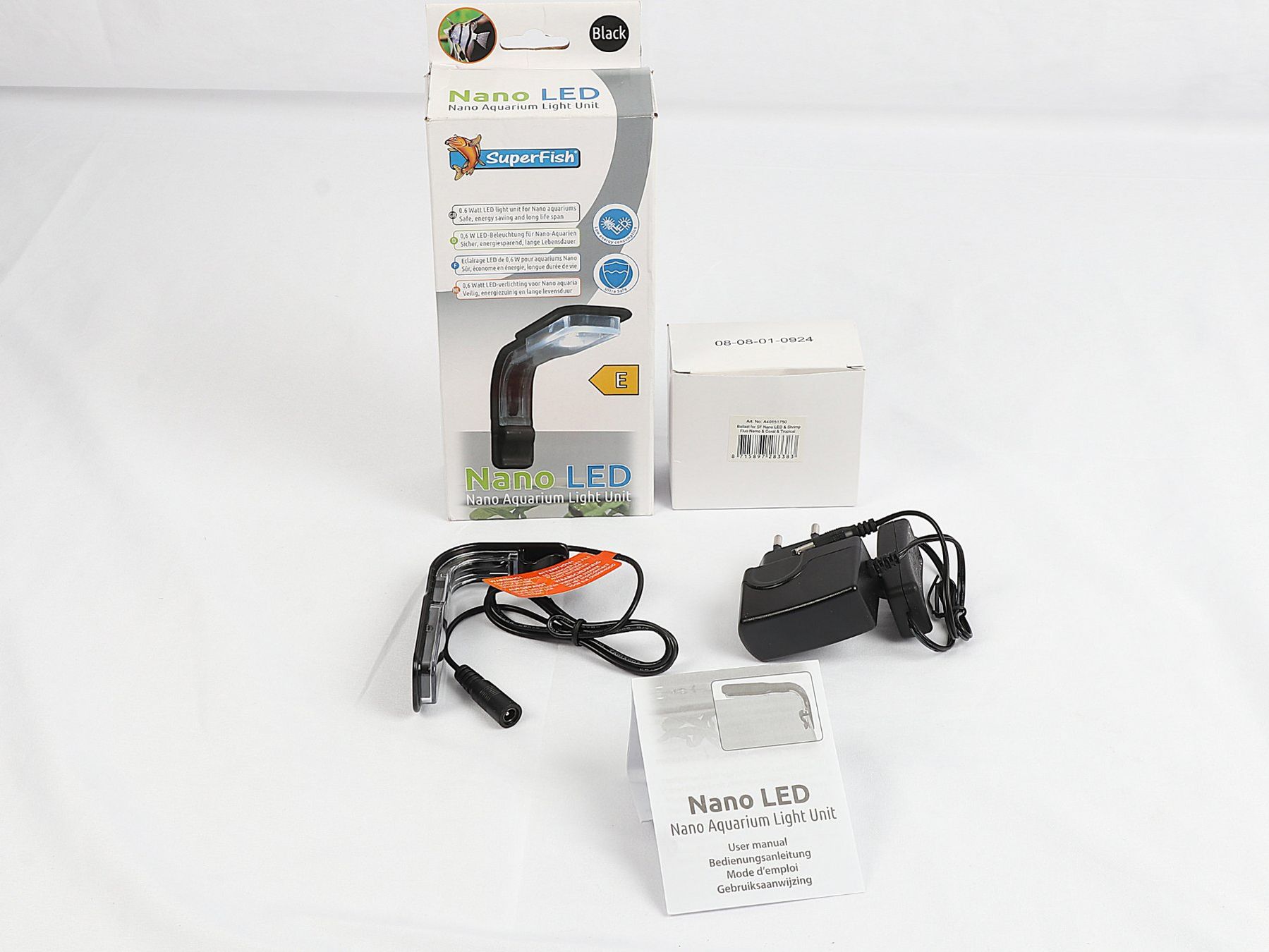Lampen: SUPER FISH Nano LED Aquarium Light Unit blk – Neu (gemäss Beschreibung) aus Steinen von Restwert_Steinen
