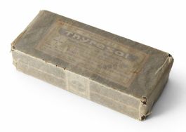 Seltene Antike Bayer Thyresol Box Um 1920 Apotheke Arzt Neu