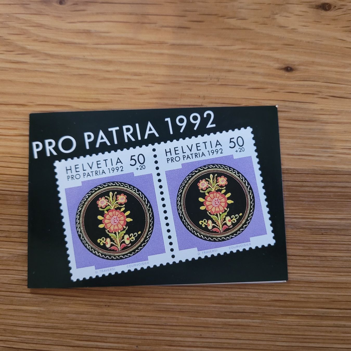 Alle Briefmarken: Markenheftchen Carnet De Timbre Pro Patria 1992 – Gebraucht aus Biel/Bienne von Destockweb