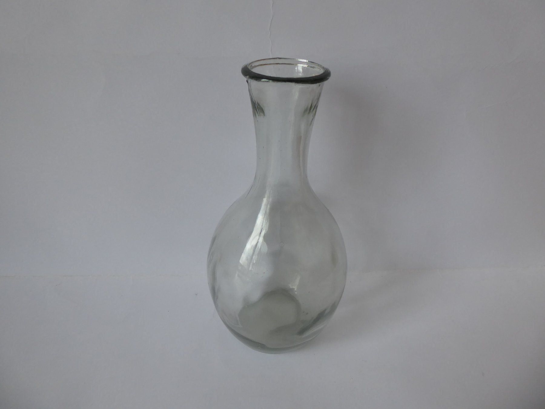 Vasen & Gefässe: Aeltere Glas Vase, 24cm, antik – Gebraucht aus Turbenthal von Panau
