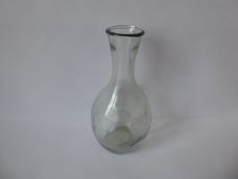 Aeltere Glas Vase, 24cm, antik
