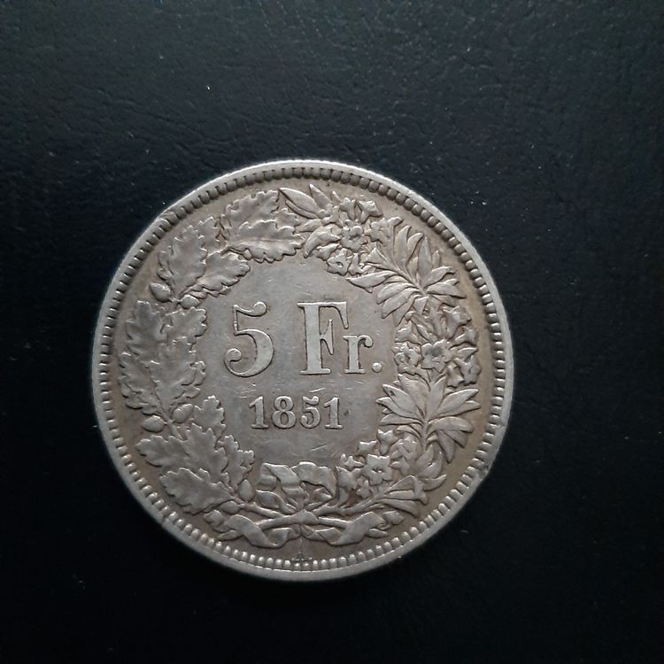5 Fr. 1851 Kaufen auf Ricardo