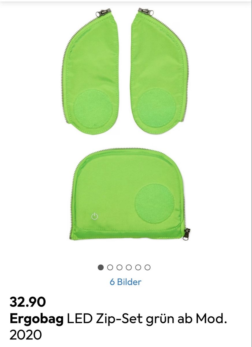 Ergobag Kindertaschen: Ergobag Galaxis Limited Schulranzen-Set mit LED Zip-Set & Re – Gebraucht aus Meggen von AuDa17 9