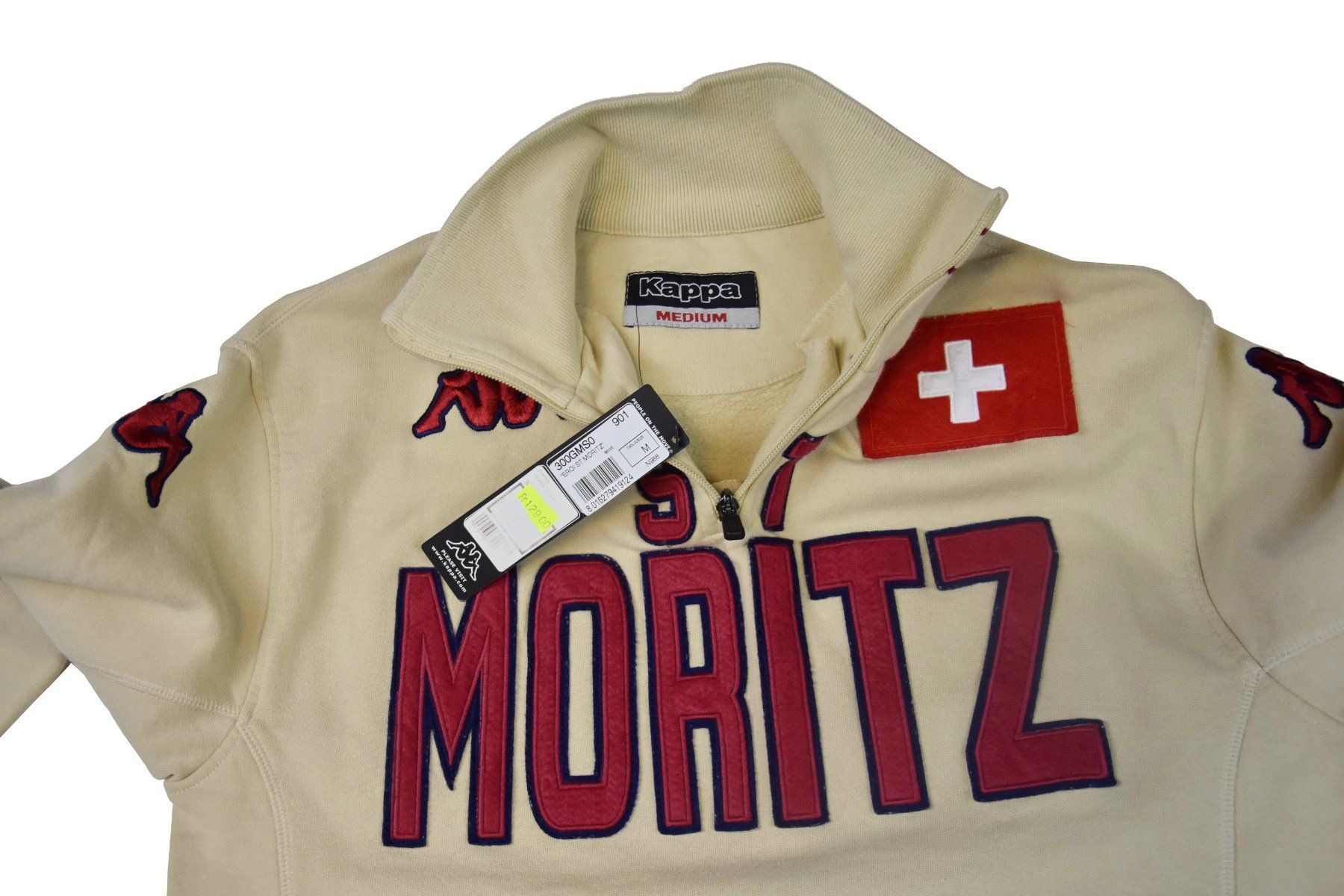 Kappa Pullover & Sweatshirts: Kappa Herren Pullover St. Moritz Suisse /Lp:129 Fr/Gr.S/NEU – Neu und originalverpackt aus Wohlenschwil von ABC-Vintage 3
