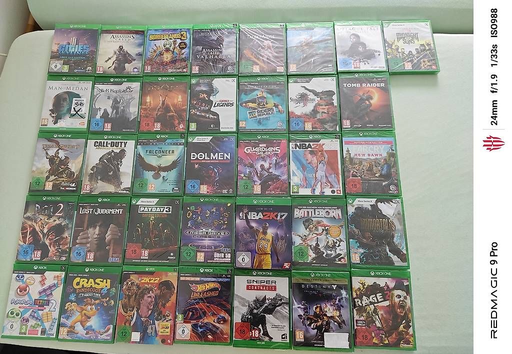 Microsoft Giochi: 15 ORIGINALVERSCHWEISSTE XBOX ONE GAMES – Usato da Wil SG venduto da spo_j2pp